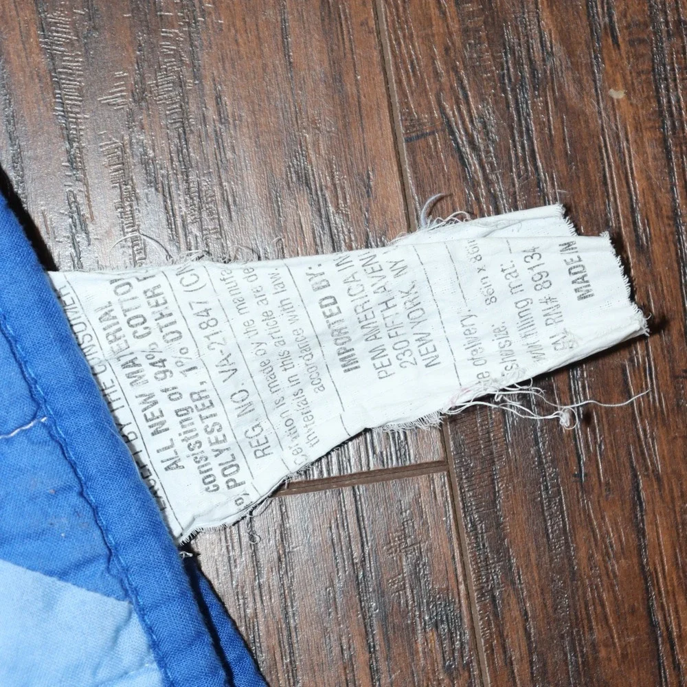 Unbranded Airplane Quilt Twin Blue Kids Bedding Nursery Decor
